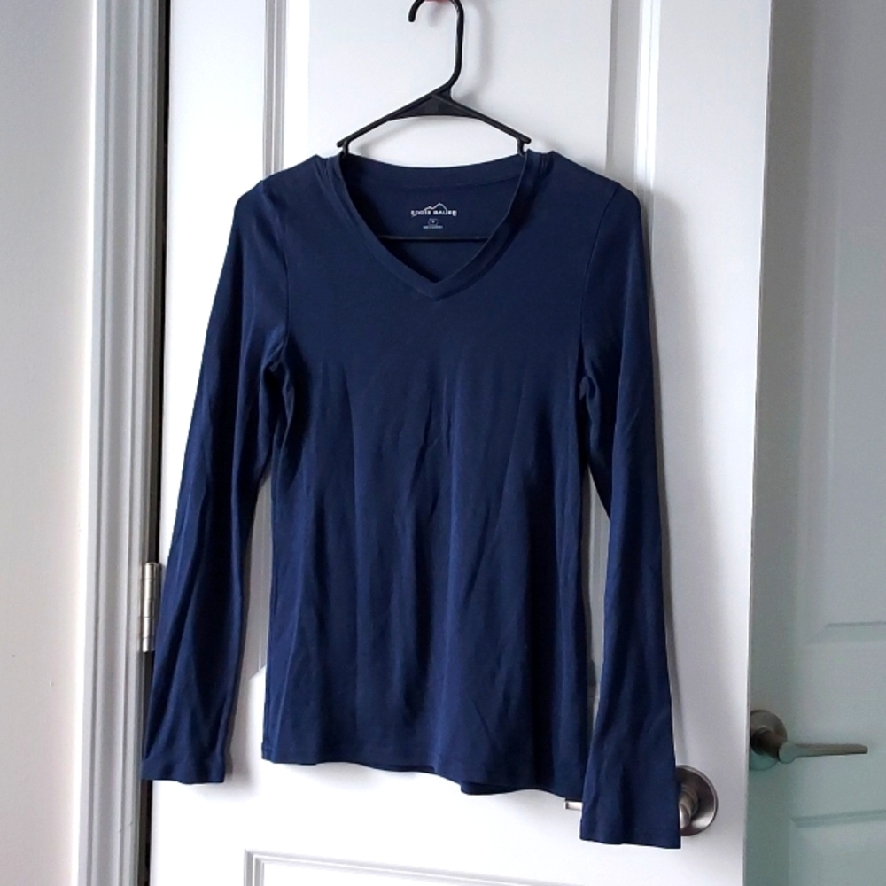 Eddie Bauer long sleeve tee blue small